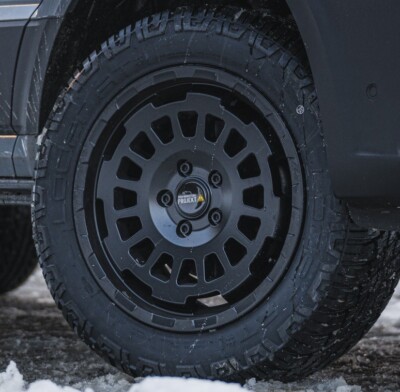 Twin Monotube Felge für Movano C Maxi AT1 Monobloc 8,5x18 ET57 5x130 schwarz stü