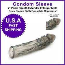Preservativos Condones Condon Reusables Texturizados Suaves Extiende 7" Hombre
