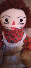 Vintage Handmade 1950's Raggedy Ann 18 inch doll 
