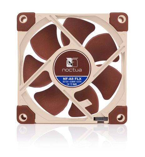 NF-A8 FLX Ventilateur Silencieux Haut de Gamme 3 Broches 80 mm Marron - Photo 4/7