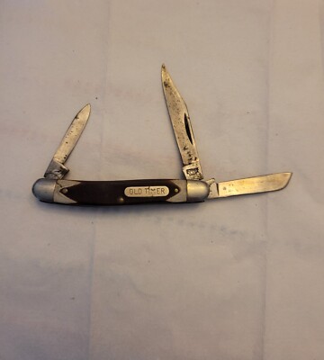 Schrade 1080T  The Junior  Old Timer 2.4in 3 Blade PocketKnife