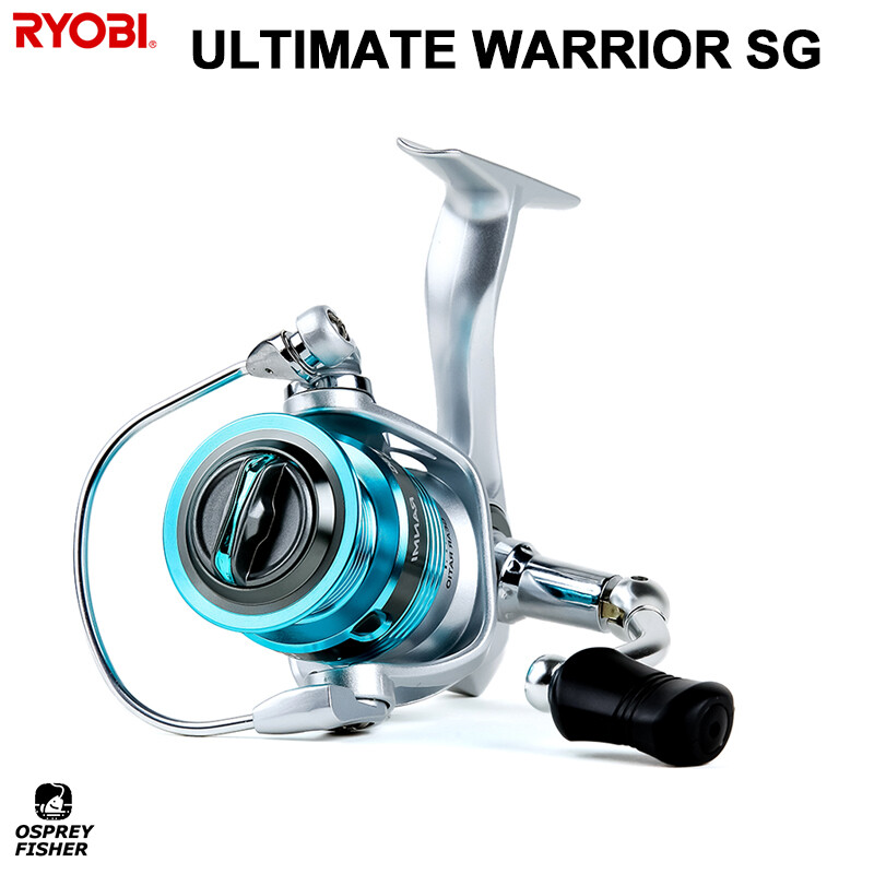 RYOBI ULTIMATE WARRIOR SG Spinning Fishing Reel 6BB 10kg Max Drag