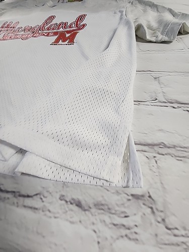 Maryland Terrapins NCAA SS Cropped Mesh Jersey Tee T-Shirt Womens L - NEW - Picture 10 of 11