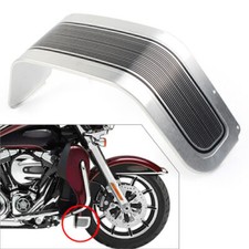 For Harley Touring Electra Glide 1980-13 Front Mudguard Fender Trim Skirt Chrome
