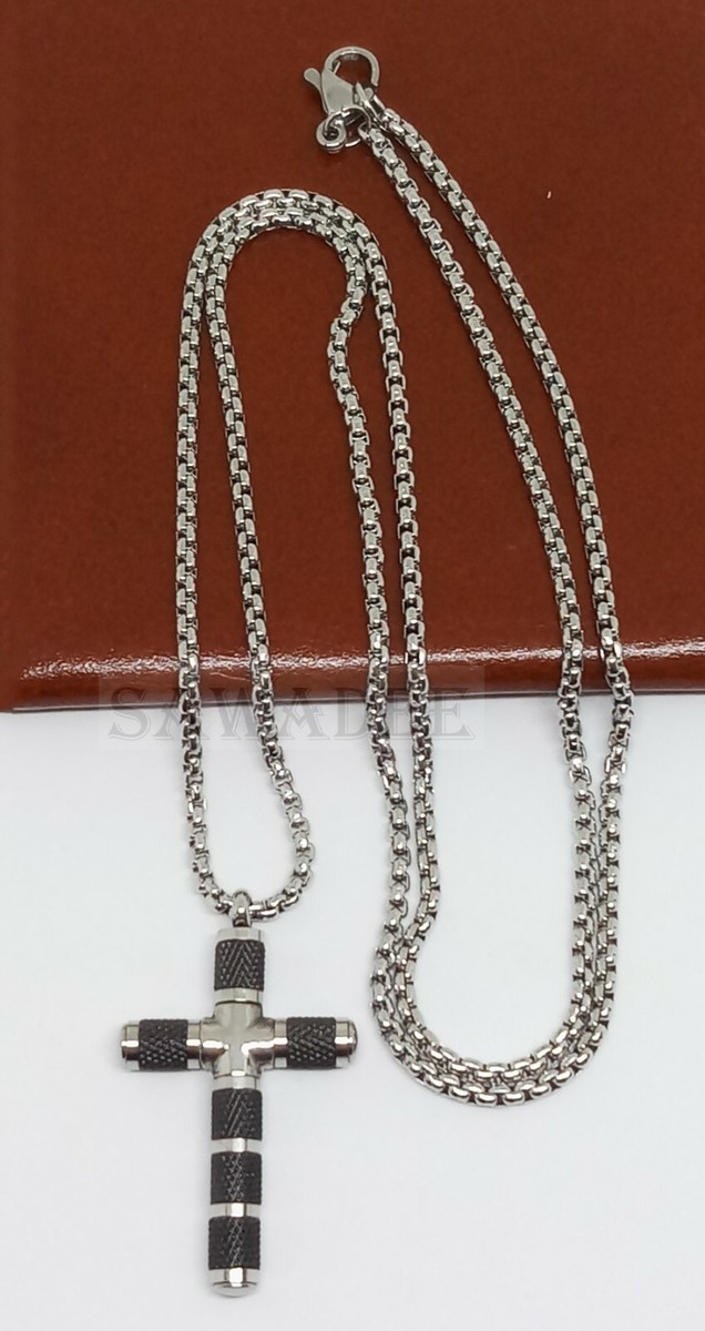 Collana uomo in acciaio inox catena grossa maglia Groumette