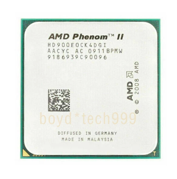 AMD Athlon II X4-600E X4-605E X4-610E X4-615E 900E 905E CPU Socket AM3 Processor - Image 2 of 4