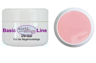 WORLD OF NAILS-DESIGN 15 ml Aufbaugel rosa milchig ✅ Babyboomer ✅ Cover Nagelgel ohne Hitzeentwicklung