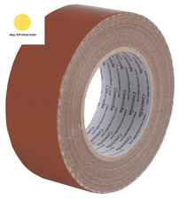 Waterproof Cloth Gaffer Tape 50Mm X 50M - Brown 0.17 per metre