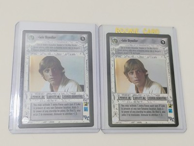 (2) Luke Skywalker - Star Wars TCG Decipher Limited Premier 1995