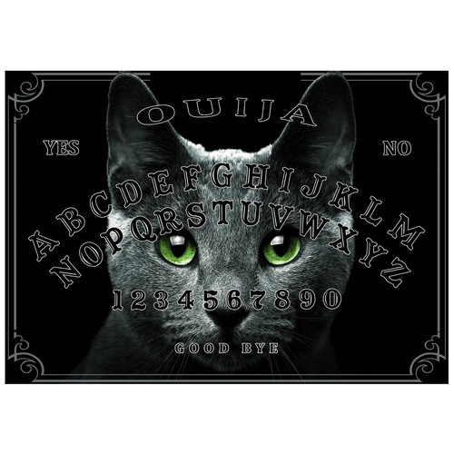 Cat Ouija Board Game & Planchette A3 A4 Talking Ghost Spirit Witchcraft Wiccan - Picture 13 of 24