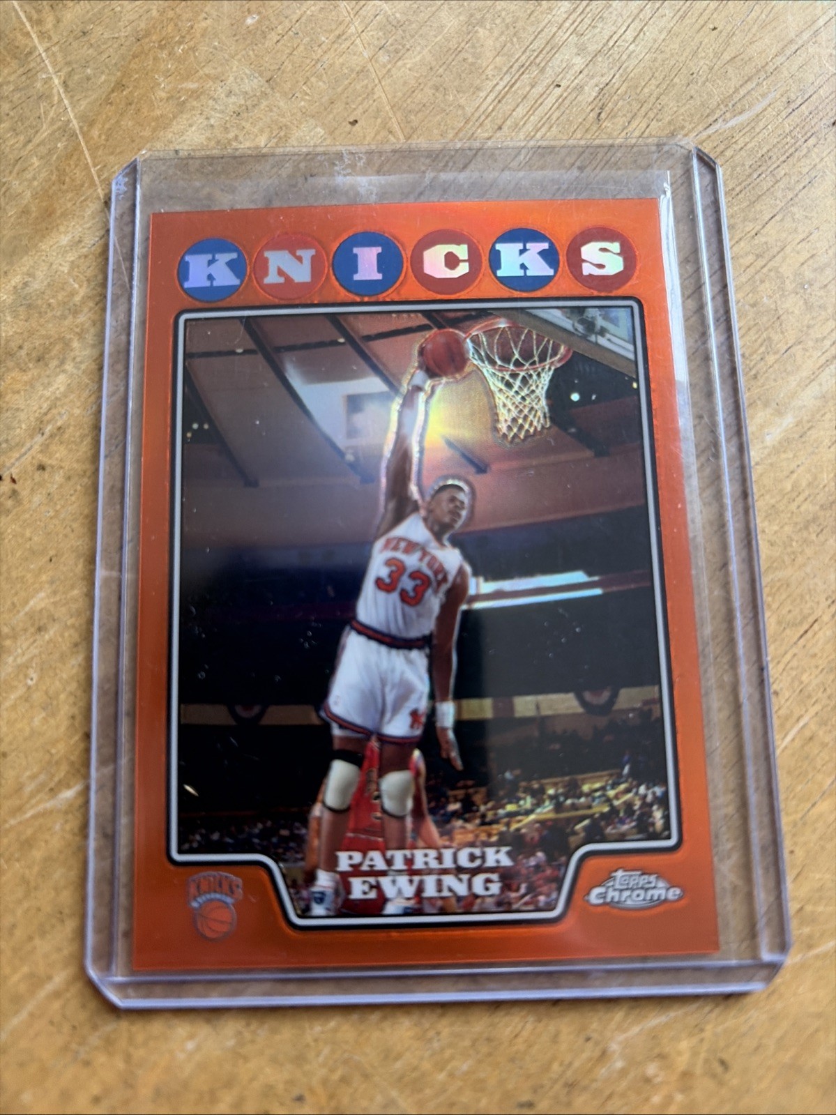 2008-09 Topps Chrome - Patrick Ewing #179 Orange Refractor /499