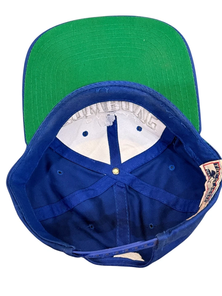 De Colección Starter Dallas Cowboys Arco Snapback Sombrero NFL Fútbol Línea Profesional Gorra Azul  Foto 2 de 4