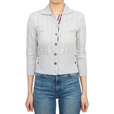 Thom Browne FJT318A J0143 065 Women's Collar Cardigan 96121665