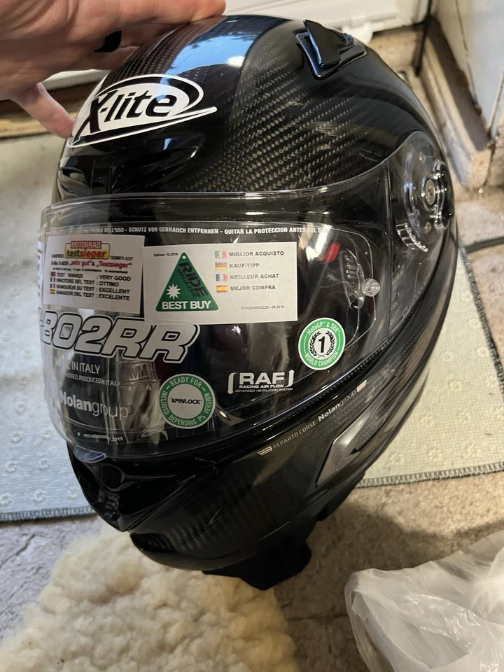 X-Lite X 802RR Ultra Carbon Moto GP Integralhelm Gr.: M 56/57 UPE: 499,00 € - Bild 2 von 4