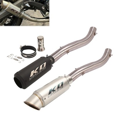 Motorcycle Exhaust Muffler 51MM Mid Pipe For Ducati Scrambler Icon Full Throttle
