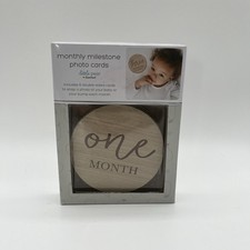 Pearhead Little Pear Monthly Milestone Photo Cards Baby 1-12 Months Round
