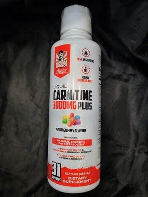 Old School Labs Liquid Carnitine 3000mg Plus 15.7 oz 465 mL Sour Gummy Flavor