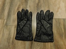 MILITARY BLACK LEATHER DRESS GLOVES SIZE 10 NEW