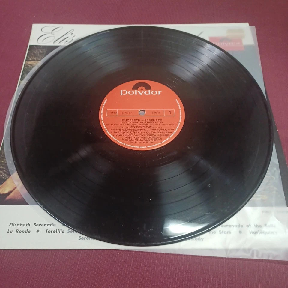 12 " LP Vinyl Günther Kallmann Choir – Elisabeth Serenade  - Image 2 of 4