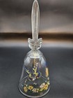 New ListingVintage Avon 1990 Butterfly Bell Daisy Flowers Clear 24% Crystal Glass Flowers