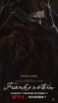 Frankenstein 2025 Movie Poster Wall Decor (g) 11x17'' 24x36'' 27x40'' Jacob Elordi