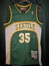 Vintage NBA Basketball Trikot Kevin Durant #35 Super Sonics Throwback Large