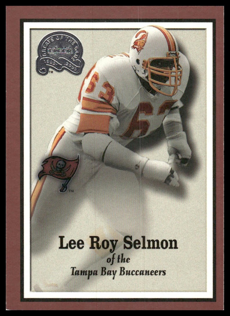 Lee Roy Selmon 2000 Fleer Greats of the Game #20 Tampa Bay Buccaneers