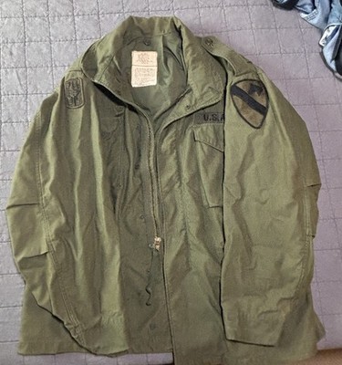 U.S. Military M-65 Cold Weather Field Jacket OG-107 Large Regular 