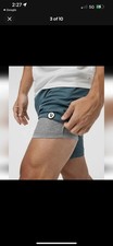 Vuori Kore Short Lined 7" Mens Athletic Deep Sea Blue Size M/L