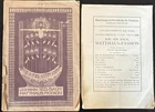 BACH Matthaus-passion WILLEM MENGELBERG   Concert-Gebouw program  1922