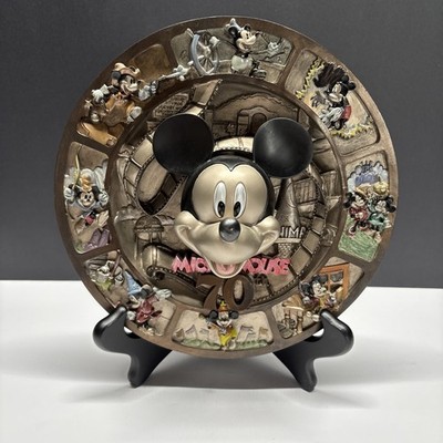 MICKEY MOUSE~70 HAPPY YEARS~COLLECTIBLE 3D RELIEF PLATE~NIB~RARE!