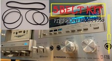 5 BELTS FITS PIONEER CASSETTE DECK MODEL CT F750 5 NEW BELTS NEW