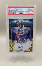 2025-26 Topps Chrome Kon Knueppel Stratospheric Gold Auto RC /50 PSA 8 Rookie 🔥