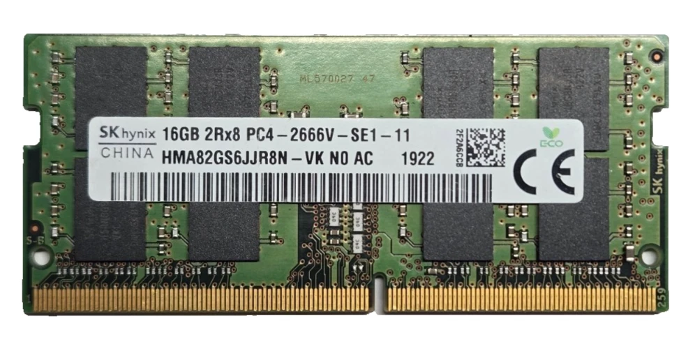PC4-21300 (DDR4-2666) Bus Speed SO-DIMM Computer Memory (RAM) 16