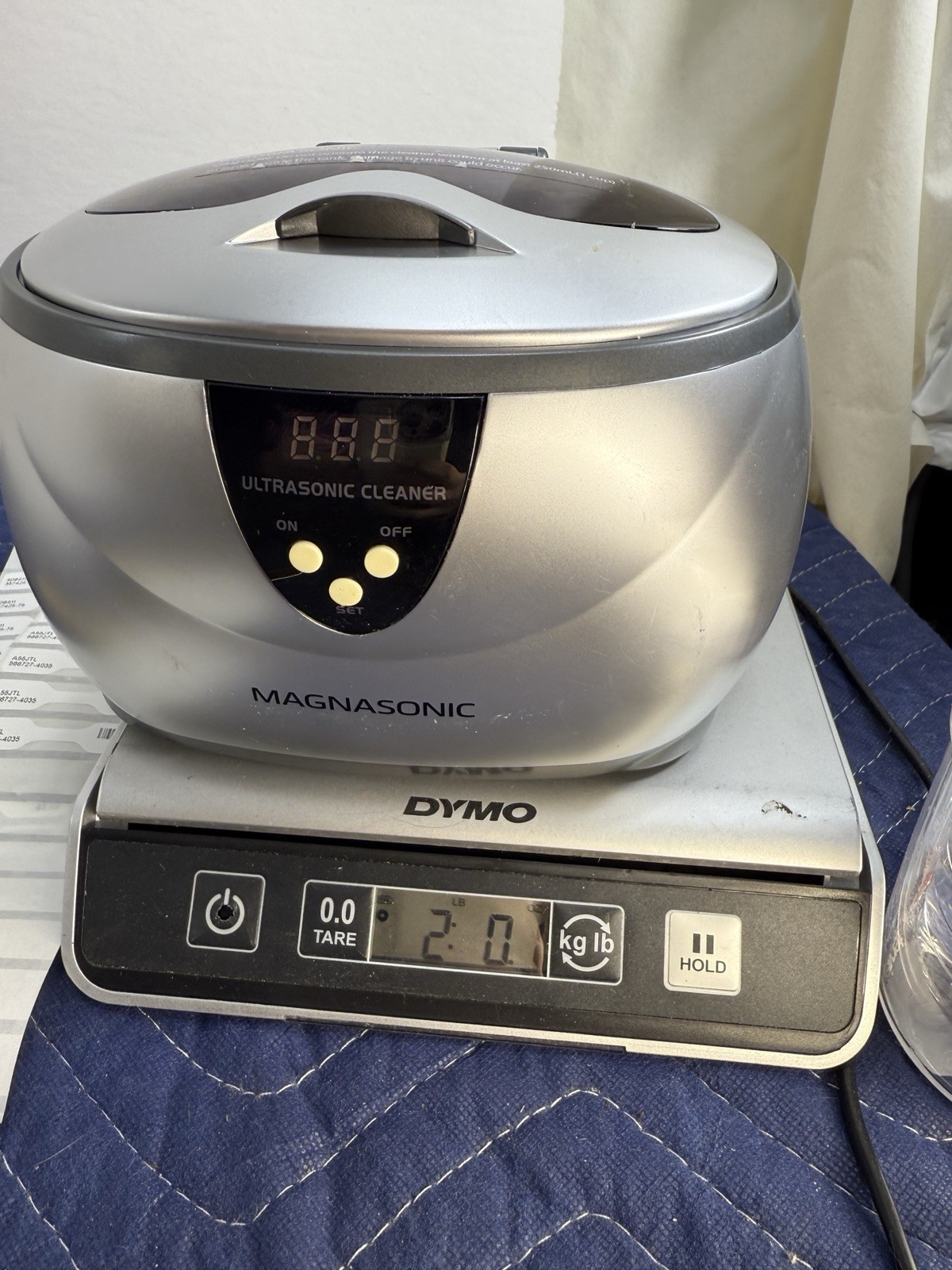 Magnasonic Professional Ultrasonic Jewelry Cleaner W/ Digital Timer MGUC500
