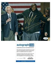 Killer Mike Signed Autographed 8x10 Photo with Bernie Sanders ACOA