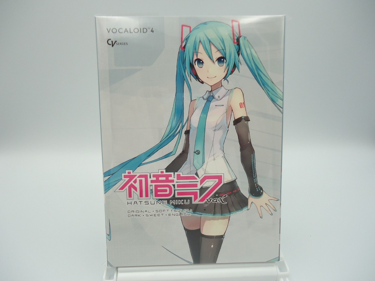 VOCALOID4 Hatsune Miku V4X ENGLISH PACKAGE DVD / Download Ver