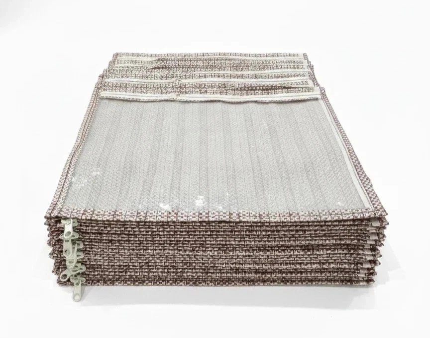 Set Of 10 Single Packing Saree Cover Clothes Garment Sari Storage Box Bags Carry - Image 2 of 3