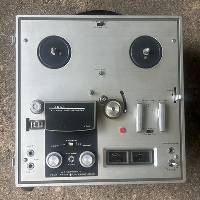 Working Complete AKAI 1710 Tube Reel To Reel 1/4  Player Recorder Analog Tape