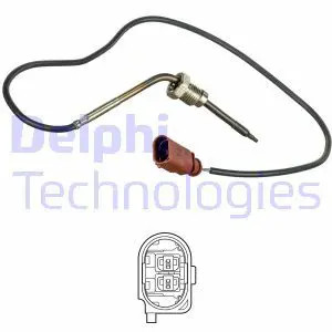 exhaust gas temperature sensor TS30187 DELPHI for AUDI Q7 A8 D4