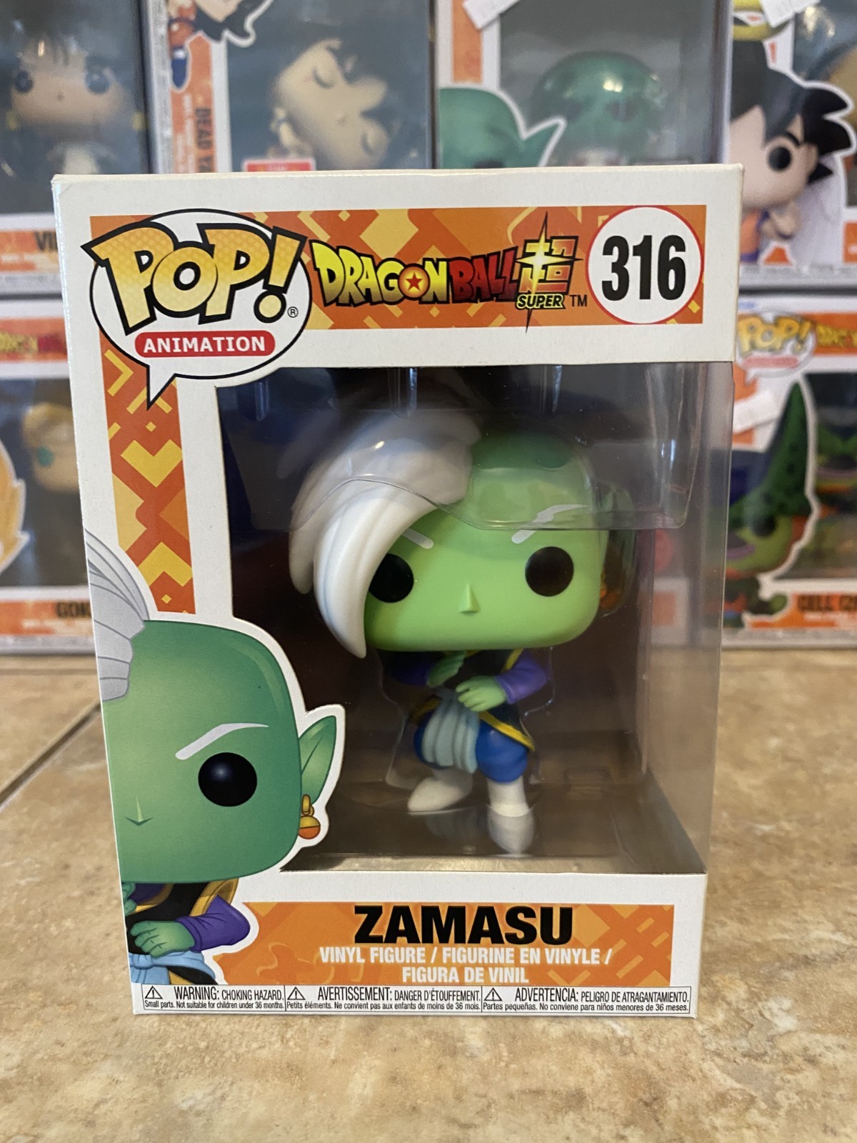 Funko Pop! Dragon Ball Super #316 Zama con protector