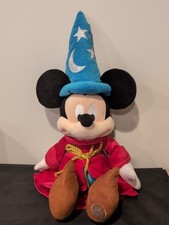 Disney Fantasia Plush Mickey Mouse 24  Sorcerer Magic Large Wizard Disney Store