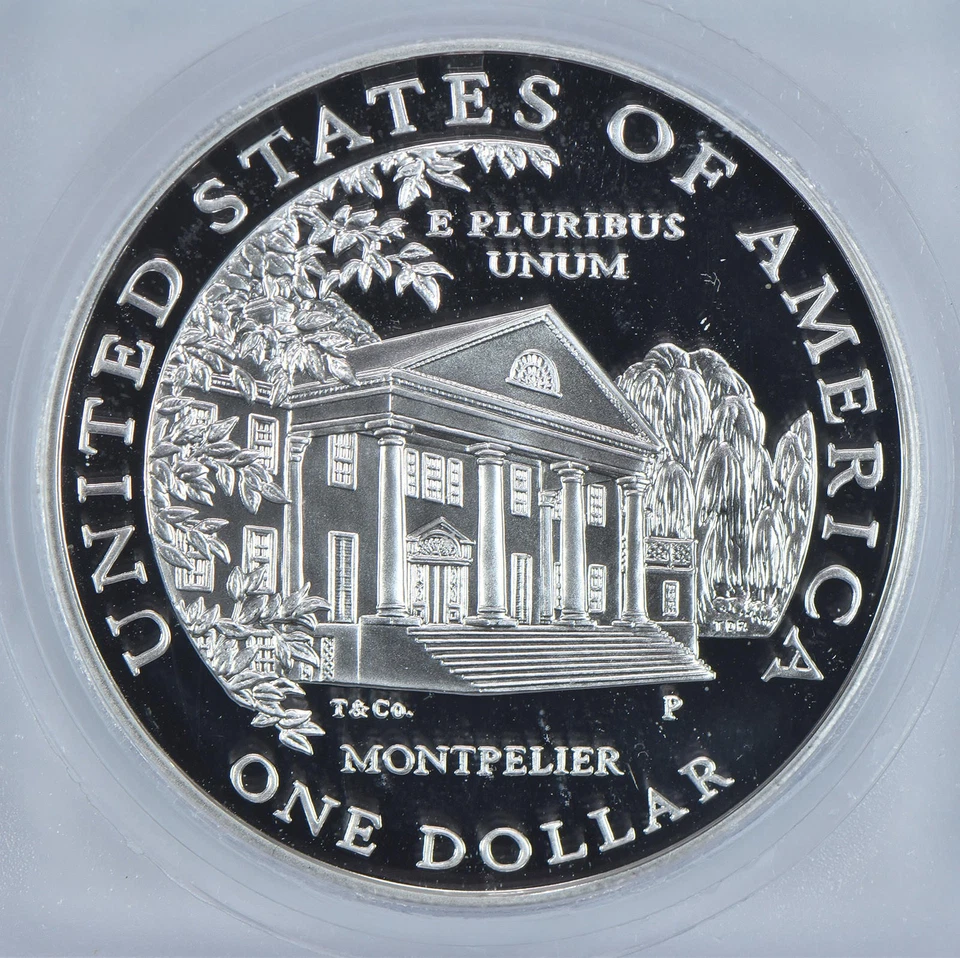 1999-P Dolley Madison Commemorative Silver Dollar PR70 DCAM ICG *9424 - Image 4 of 4