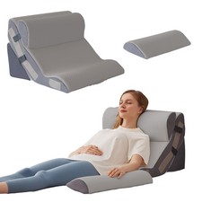4PCS Wedge Pillow Set for After Surgery, Back Pillow for Bed Sitting up, 10-i...