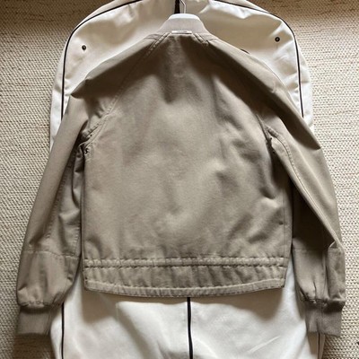 Hermès Reversible Rib Trim Jacket 46 with Tag Elegant Sweater Coat