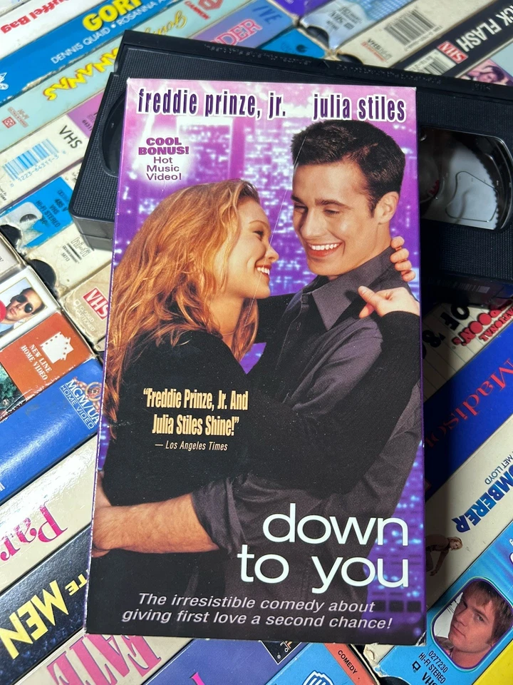 Down to You VHS Tape Late Release 2000 Miramax Video Release HTF OOP Music Video - Image 4 of 4