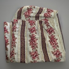 Granny Floral Curtains Vintage – Draylon Fabric, Pencil Pleat, Unlined, 88×35