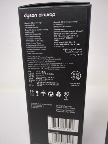 Dyson Airwrap 1.6 inch 40 mm Long Barrels Purple 970290-02 NIB - Picture 3 of 3