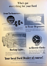 Vintage Magazine Advertisement 1965 Ford Motor Co. Accessories For Your Car