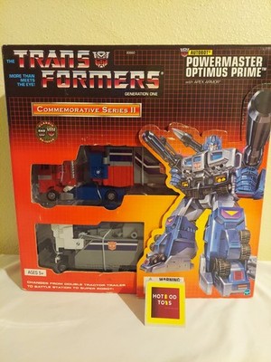 POWERMASTER OPTIMUS PRIME W/APEX ARMOR - Transformers G1 Commemorative Series II
